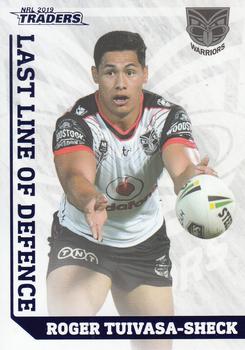 2019 TLA Traders - Last Line of Defence #LD30 Roger Tuivasa-Sheck Front